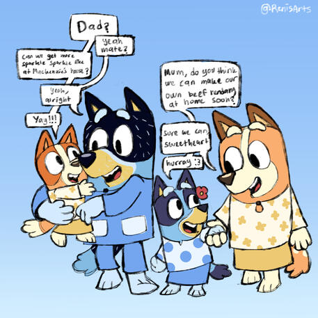 Bluey Fanart Bluey Fanart